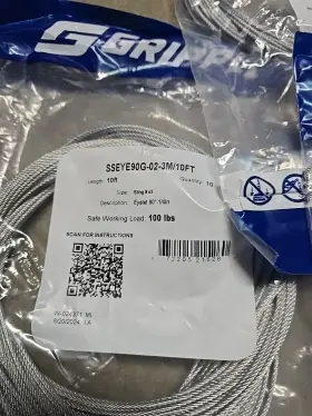 SSEYE90G-02 3M Gripple Hvac Wire Rope Fence Fencing Repair