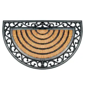 A1HOME200083-18X30-BLACK A1 HOME COLLECTIONS Natural Coir Mat