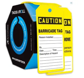 TAR136 ACCUFORM Pack Caution Barricade Roll Osha