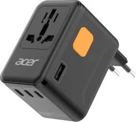 SL-200-3C70 ACER Gan Travel Plug Adapter International Power