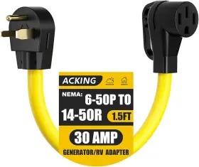 ACKING-NEMA6-50P-14-50R-1 ACKING Nema Adapter Prong Welder
