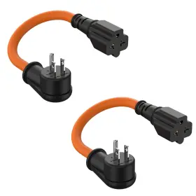 0035 ADCAUDX Ac Plug Adapter Cable Amp Household