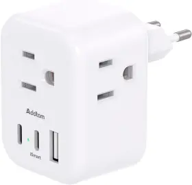 AD3UT ADDTAM Travel Plug Adapter International Power