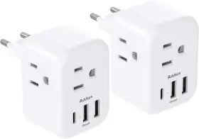 DFTQ-R100 ADDTAM Pack International Power Plug Adapter Usb