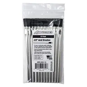 AES-546-12 AES INDUSTRIES Pure Horsehair Acid Brush Tin Mad