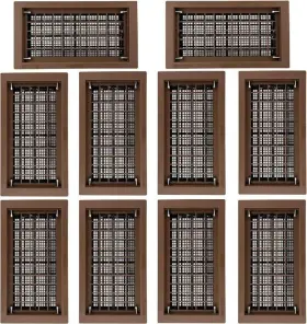 10PKBROWN AIR VENT Pack Automatic Foundation Vents Crawl
