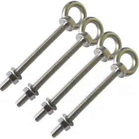 AVDHLSM8-04 AIVOOF Bolt Pack Steel Eyebolts