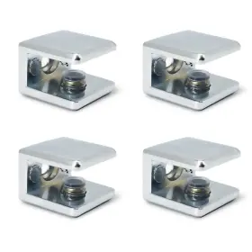 610521233216 ALAMIC Glass Shelf Bracket Clamp Holder Clip