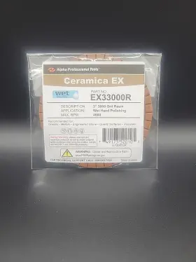 EX33000R ALPHA PROFESSIONAL TOOLS Ceramica Ex Polishing Pad