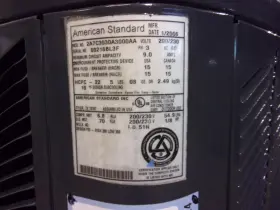 ACC12583 AMERICAN STANDARD Central Air Conditioner Condenser #2