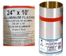 66324 AMERIMAX Versa Flashing Roll Valley Mill Finish