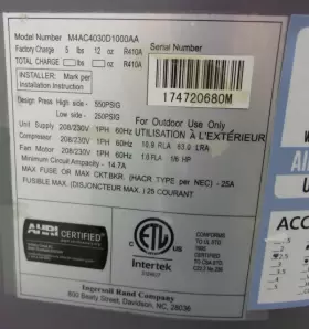 ACC19739 AMERISTAR Central Air Conditioner Condenser #2