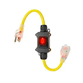 EC-001 AMLIBER Extension Cord Switch Waterproof