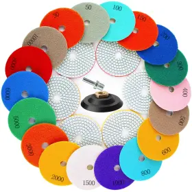 797422541623 AMZKONIG Pack Diamond Polishing Backer Pad