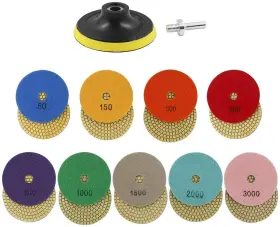 721996960597 ANAHAF Diamond Polishing Pads Set Sanding Kit