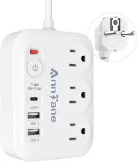 ZYC11 ANNTANE Travel Plug Adapter Extension