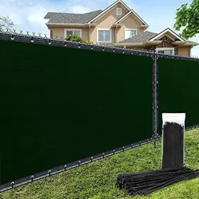 6X50-DG AOFEIGA Fence Privacy Screen Cover Garden Wall Bac