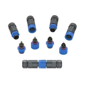 M15-2PIN AOHUA Waterproof Connector Junction Box Male Femal