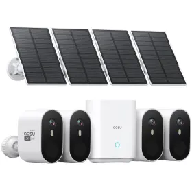RUIMI-14 AOSU Solar Security Cameras Wireless Qhd Kit