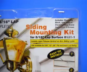 8131-1 ARLINGTON Siding Mounting Box Lap Kit #2