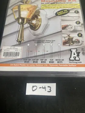 8141 ARLINGTON Siding Mounting Lap Kit #2