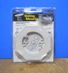 8161-1 ARLINGTON Siding Mounting Box Flat Kit #2