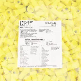868B ARMSTRONG Nsi Wc Yh Twist Wire Connectors Pack #3