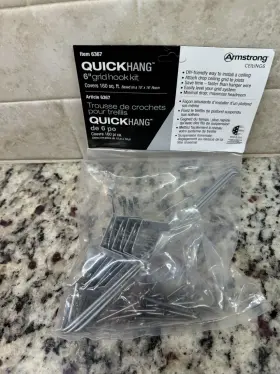 888264187930 ARMSTRONG Quickhang Grid Hook Suspended Ceiling