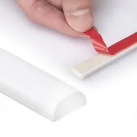 A17WP982WT ART3DWALLPANELS Flexible Peel Stick Molding Bac