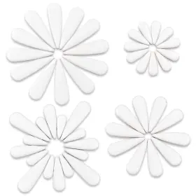 Artspac 742985659506 Ceramic Petal Mosaic Tiles For Crafts 200g White Cerami
