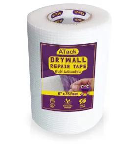 720310447202 ATACK Fiberglass Drywall Repair Tape Adhesive