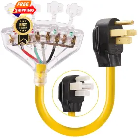 HX-XX-18 AUGSMIAR Rv Adapter Cord Prong Nema Male Plug Amp