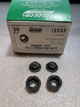 12253 AUVECO Od Hex Washer Threading Nuts