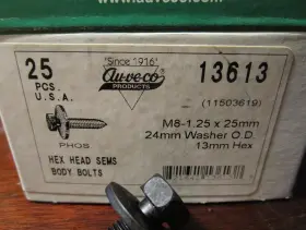 13613 AUVECO Hex Sems Od Phos Phosphate #3