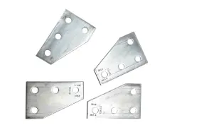 23166A B-LINE Connector Bracket Plate Zinc Steel