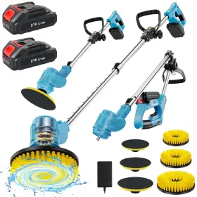 XDJ-201 BAHNU Electric Spin Scrubber Cordless Rechargeable