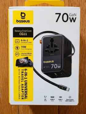 E0307E BASEUS Travel Adapter Cable Countries