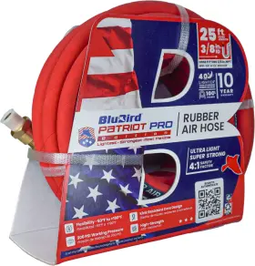 BPP3825-WM BLUBIRD Patriot Pro Rubber Air Hose Mnpt