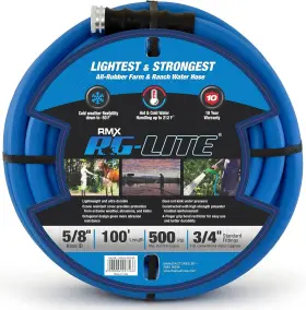BSAL58100 BLUBIRD Ag Lite Water Rubber Garden Hose