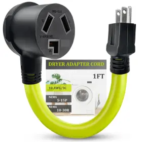 5-15P BLZPRTY Nema Male Female Power Adapter Dryer Cord He