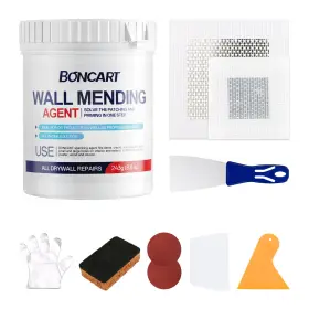 10-IN-1 BONCART Set Drywall Patch Repair Tool Scrapers Kit