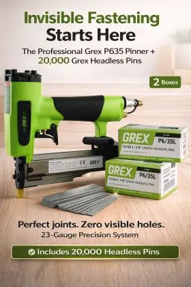P635-P6-35L BRADS-PINS-T NAILS Grex Pinner Headless