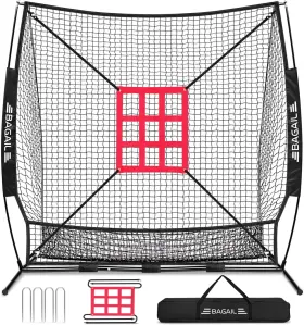 974930025607 Bagail Baseball Softball Net Bow Frame