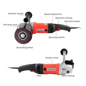 764690917153 BRISUNSHINE Handheld Burnishing Electric Sander #2