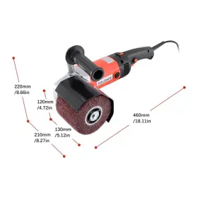 764690917153 BRISUNSHINE Handheld Burnishing Electric Sander #3