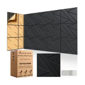 753763055199 BSHEAD Pack Adhesive Soundproof Wall Panels