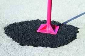637843115754 BULLCRETE Tire Rubber Pothole Patch Better #2