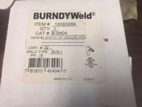 GTC152Q CADWELD Burndyweld Rod Mold Flint Igniter Weld Bcr
