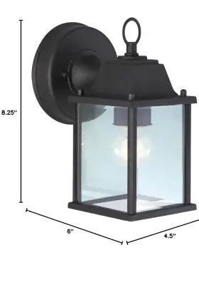 IOL3BK CANARM Incandescent Lantern Wall Light Fixture