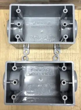 5133464 CANTEX Fsc Pvc Weatherproof Box Gang